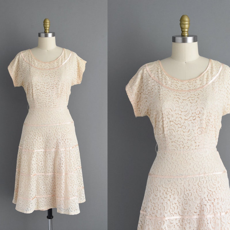 50s Style Square Neck Brown Vintage Short Bridesmaid Dress