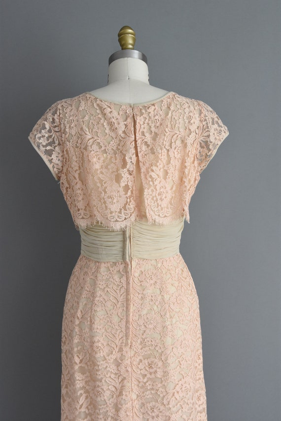 1950s vintage dress | Beautiful Champagne Lace Co… - image 8