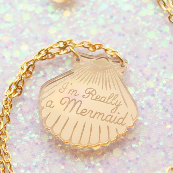 Mermaid Necklace, gifts for her, mermaid necklace, Mermaid Jewelry, gifts for mermaids, beach jewelry, mermaid, wife gift