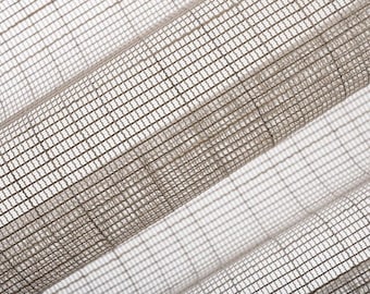 Cortina de malla transparente a medida: Cortinas modernas y minimalistas para sala de estar.