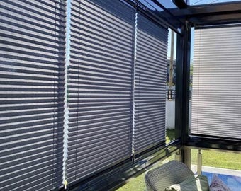 Custom Pleated Blind, Easy Installation – No Drilling Needed
