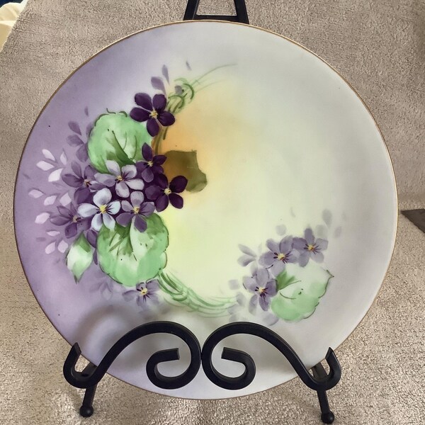 Hand Painted Plate Made in Bavaria