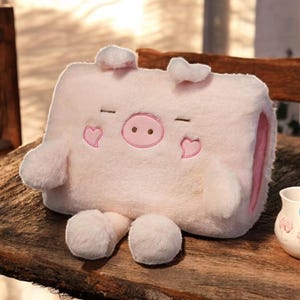 Cute Cartoon Plush Hand Warmer Pillow – 30cm Soft Winter Gift for Girls