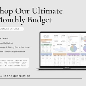 Ultimate Monthly Budget Spreadsheet for Google Sheets