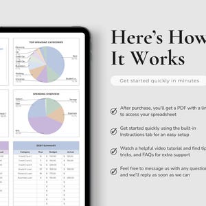 Explanation on how to access the Monthly Budget Spreadsheet for Google Sheets
