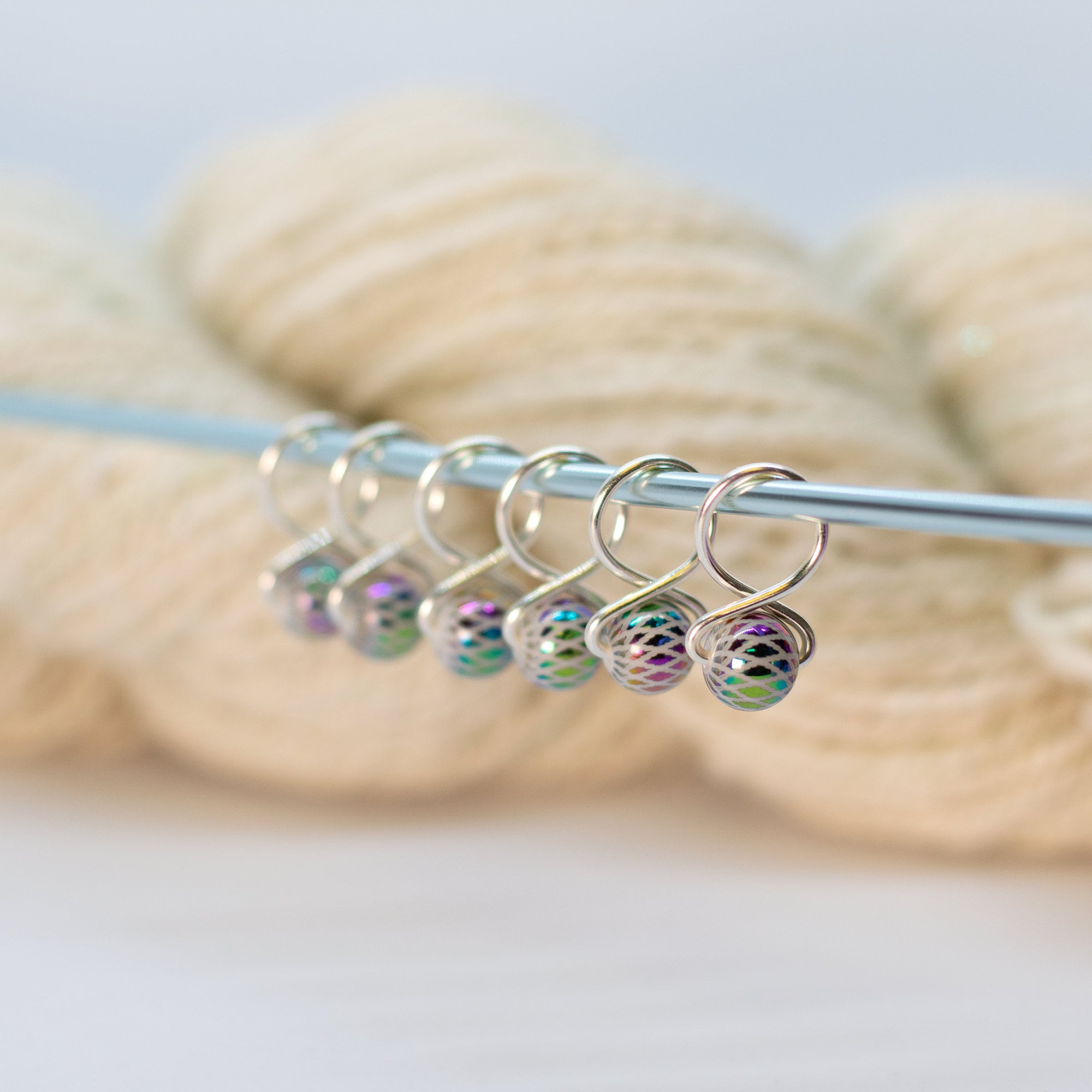 Bea's Beading Miami Handmade Knitting Stitch Markers – KittyBea