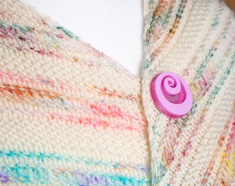 making waves magnetic shawl closure : jellybeans