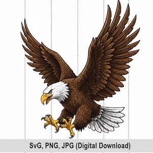 Eagle Svg PNG, Flying Eagle Png, Eagle Design Svg, Eagle Art, Instant Download, Sublimation,Cricut File, Eagle Shirt Svg Png, Eagle Logo