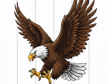 Águila SVG PNG, Águila en vuelo PNG, Diseño de águila SVG, Arte de águila, Descarga instantánea, Sublimación, Archivo Cricut, Camiseta de águila SVG PNG, Logotipo de águila