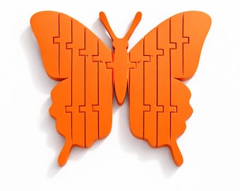 Mariposa articulada flexible – Juguete antiestrés con forma de mariposa impresa en 3D, juguete sensorial, decoración de escritorio, regalo para niños, recuerdo de fiesta, premio para el aula