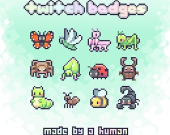 Twitch-badges -- beestje -- pixel
