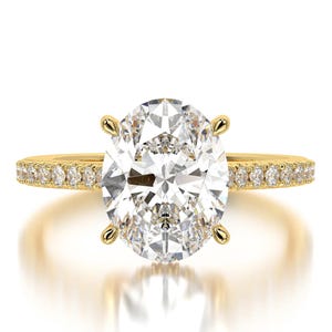 Oval Diamond Engagement Ring IGI Certified Lab Grown Diamond Solitaire Perfect Proposal Ring, Diamond Wedding Ring, Anniversary Ring For Her