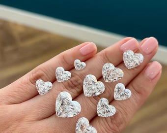 IGI Certified Heart Lab Grown Diamond: 1-5 Carat Loose Diamond