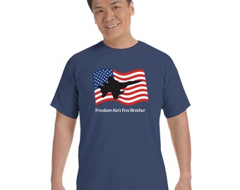 T-shirt pilote amusant du 4 juillet : la liberté n'est pas gratuite - Coton cultivé aux États-Unis