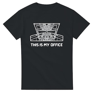 Pilot Office T-shirt | Pilot gift idea | Aviation shirt | Flying apparel