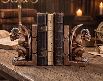 Gargoyle Bookend, Gothic Decor