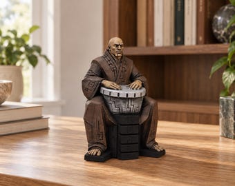 Drummer Sculpture – Rhythm Mason, 15 cm PLA Figure for Music Studio Decor
