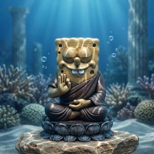 Meditative Pop Icon Figure