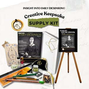 Creating Keepsake Supply Kit INSIGHT INTO Emily Dickinson by BrittAnn Salerno Learn With BrittAnn School Supply Creative Keepsake Craft Kit