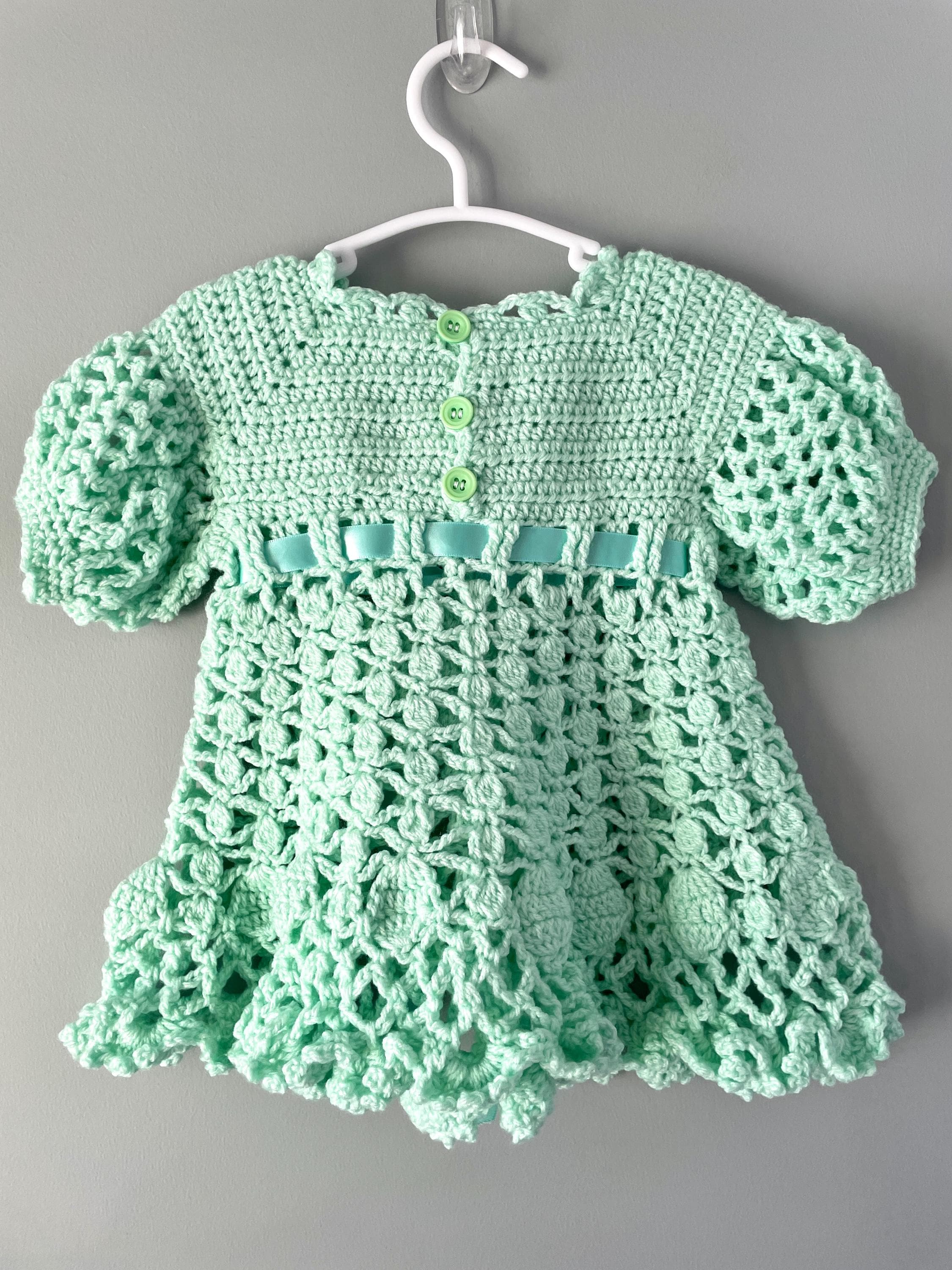 Crochet baby dress