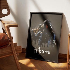 Hibana Rainbow Six Siege Poster | High-Quality Gaming Wall Art | Tactical Decor for FPS Fans & Epic Gifts