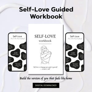 Self-Love Workbook - Guided Journal for Healing, Mindfulness & Inner Growth - Digital Mental Health PDF