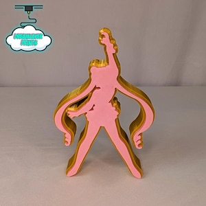 3D Printed Sailor Moon Wall/Shelf Decor