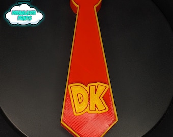 3D Printed DK Tie Plaque Wall/Shelf Decor