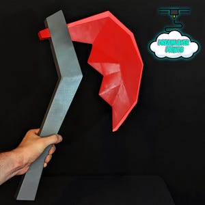 3D Printed Life Size Dragon Hatchet OSRS
