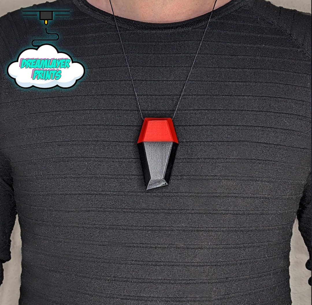 3D Printed Amulet of Fury Necklace OSRS Etsy