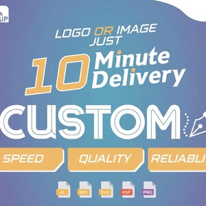 Logo to PNG & SVG Conversion | 10 Minute Custom Image Delivery | Transparent Digital File