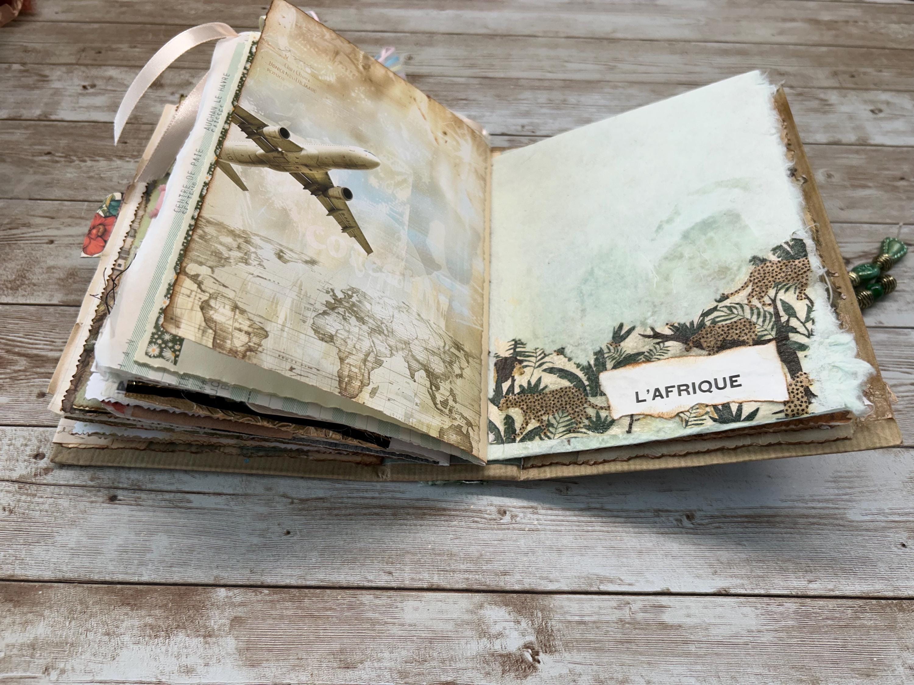 SMALL CANVAS CLUTCH JOURNAL DE VOYAGE main image 0