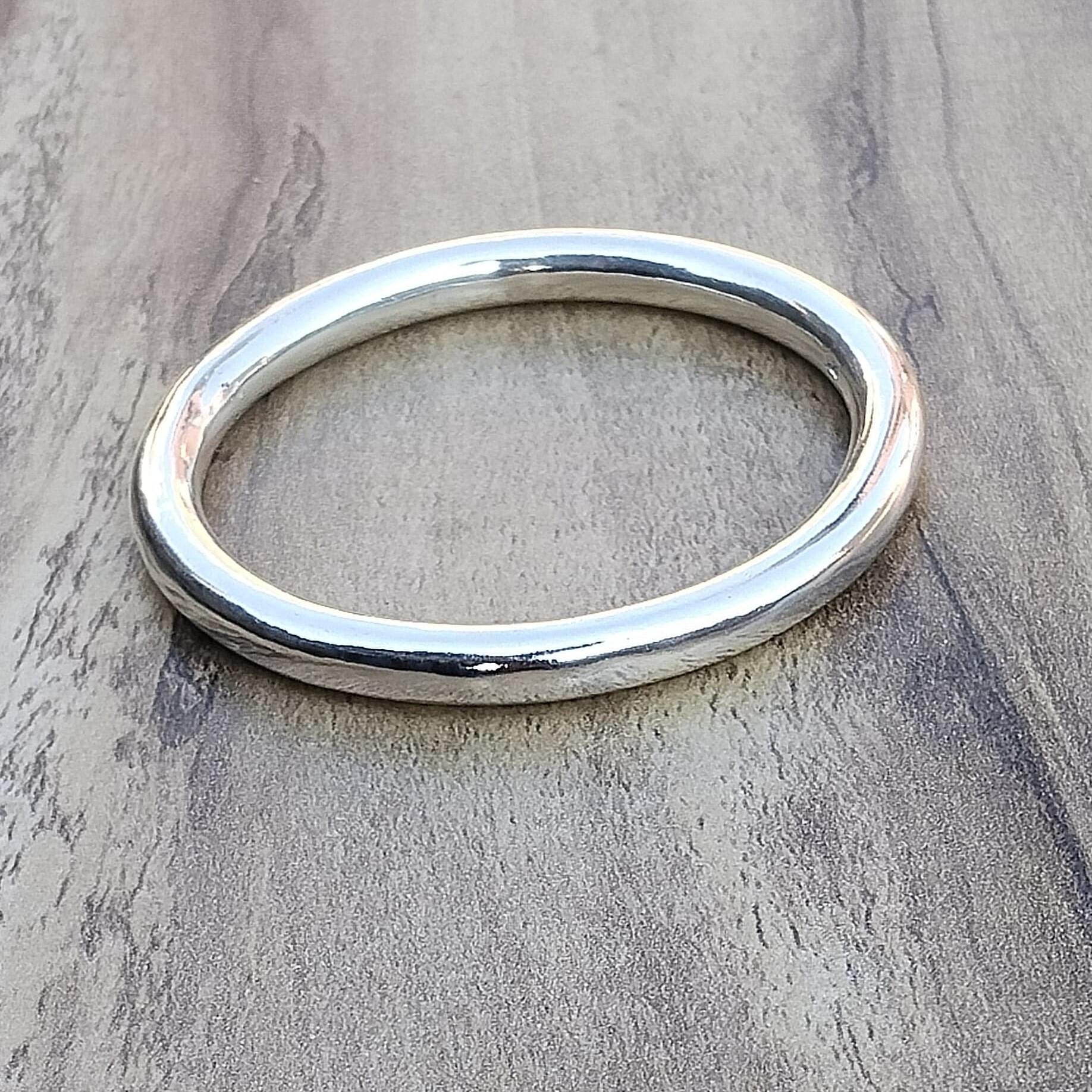 シルバーカフバングル - Etsy 日本