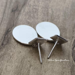 Sterling Silver Geometric Dangle Earrings: Handmade Minimalist Jewelry