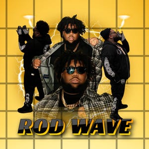 Rod Wave Sublimation Design: 20oz Skinny Tumbler, DTF, PNG (Digital Download)