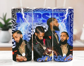 Nipsey Hussle Tumbler Wrap Design: 20oz PNG File (Digital Download)