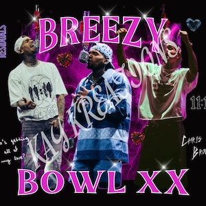Chris Brown 20oz Tumbler Wrap Design, Music Lovers Tumblers Wraps , Tumbler Wrap PNG, PNG Digital Download, Breezy Bowl, Concert, T SHIRT