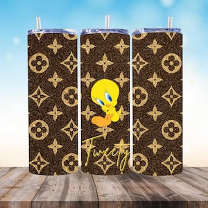 Diseño de envoltorio para vaso de pájaro de 20 oz, plantilla de 20 oz, envoltorios para vasos con dibujos animados, envoltorio para vaso PNG, descarga digital PNG