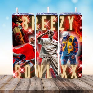 Chris Brown Tumbler Wrap Design: Music Lovers Gift (PNG Digital Download)