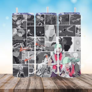 Anime 20oz Tumbler Wrap Design, 20oz Template, Anime Lovers Tumblers Wraps , Tumbler Wrap PNG, PNG Digital Download