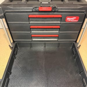 Milwaukee Packout Schublade flache Böden Einsätze | 4-Schubladen & 2-Schubladen Variationen | Eine Schublade pro Einheit