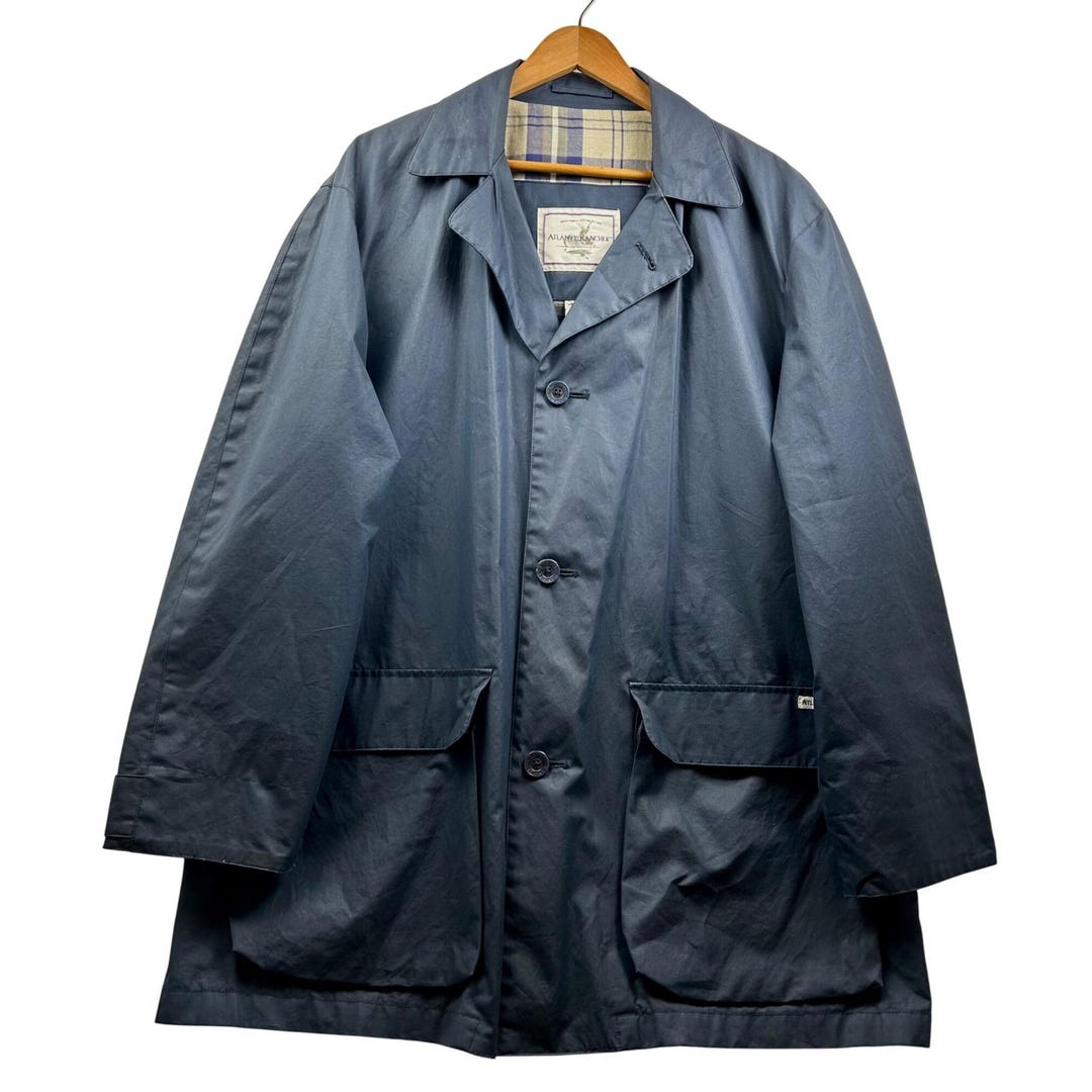 RARE Atlantic Rancher Men's Chore Coat Jacket Dry Handle Waxed Cotton ...