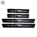 TRD Carbon Fiber Door Sill Protector Stickers: Anti-Scratch Car Scuff Guard product logo