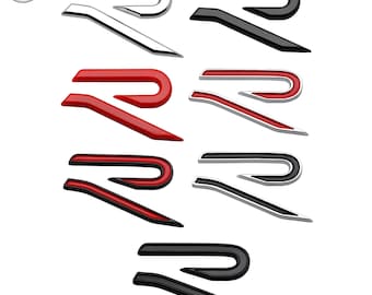 Metal 'R' Logo Trunk Emblem – GTI, Golf, Jetta Badge