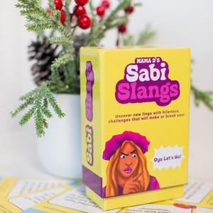 Sabi Slangs: divertido juego de cartas inspirado en la jerga nigeriana. Divertido juego de cartas para familias, fiestas y noches de juegos. Regalos nigerianos
