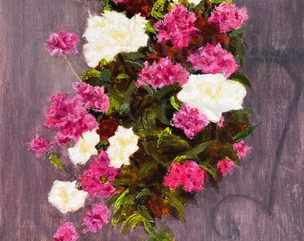 STREET FLOWERS | Oil Painting | 36X24 | Toronto | Contemporary Portrait | Canadian Art | Canadian Artist | OP36X24M055