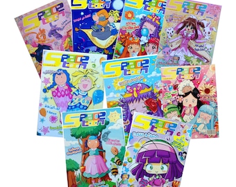 SpaceToon Arabic Magazine Future Girls Lot 9 Set Rare Gifts CD & Posters مجلة سبيستون فتيات المستقبل