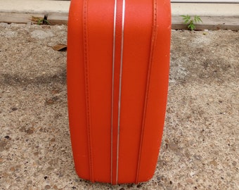 Vintage Retro Osgosh Red Vinyl Suitcase