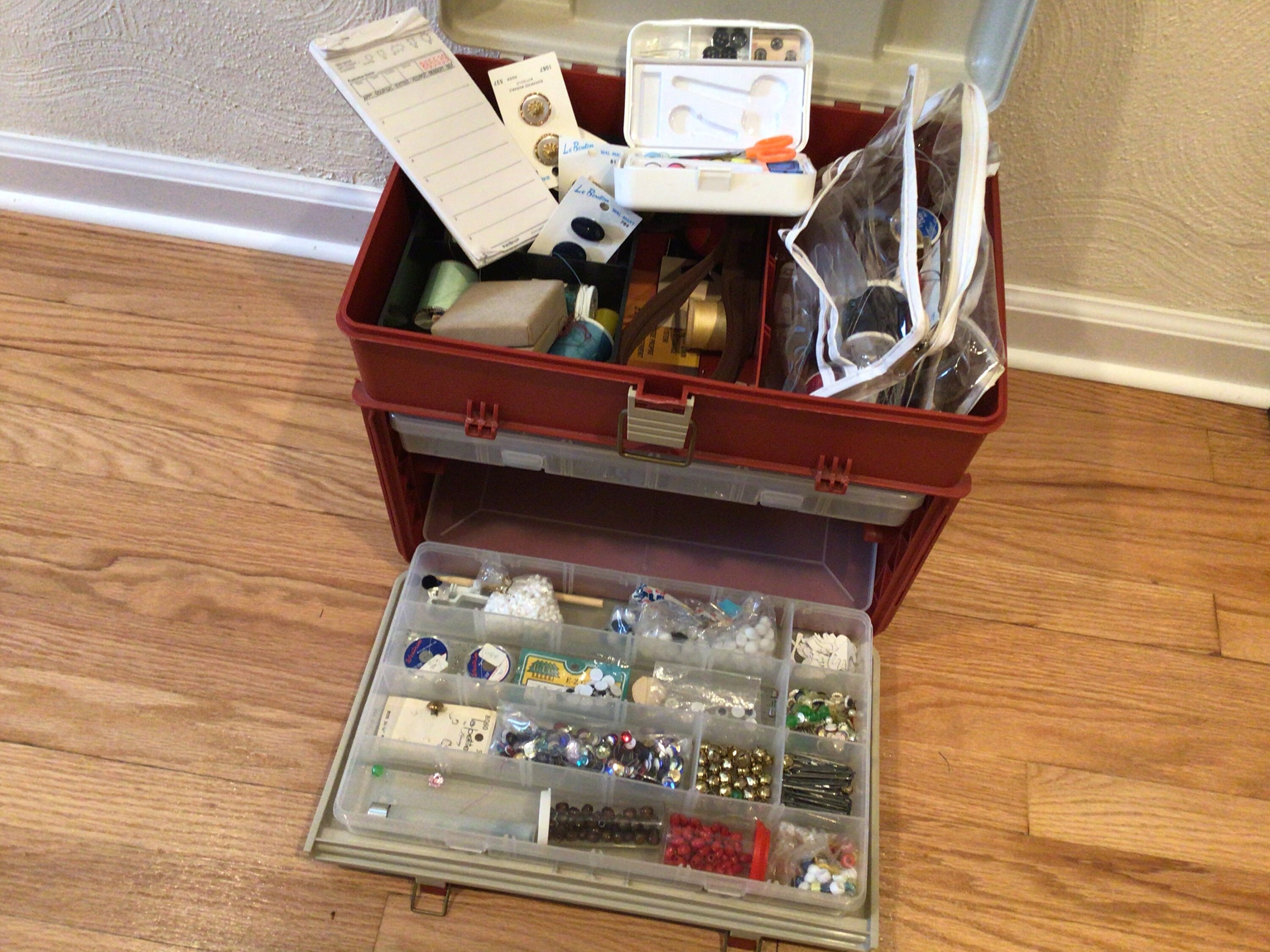 Plano Craft Sewing Storage Box Kit With All Supplies Included Etsy