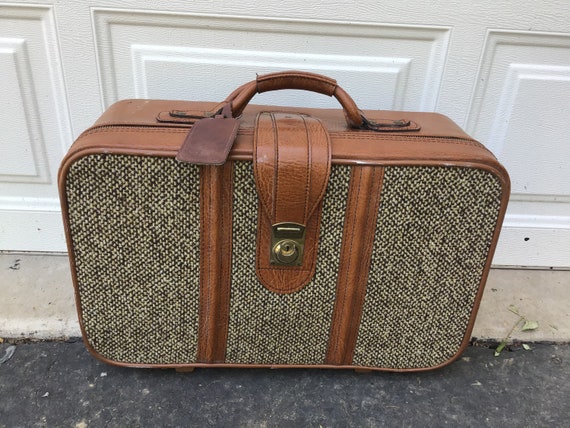 Vintage Airway Tweed Large Vinyl 